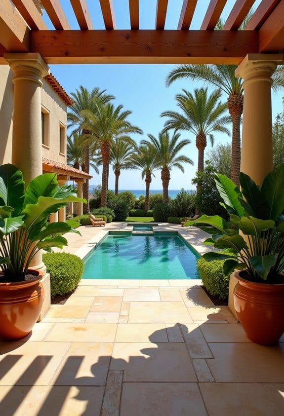 tropical mediterranean design harmony