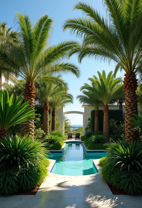 tropical outdoor greenery combinations