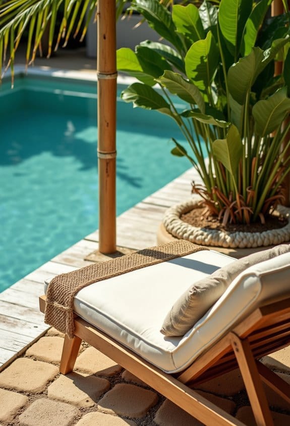 tropical resort natural textures