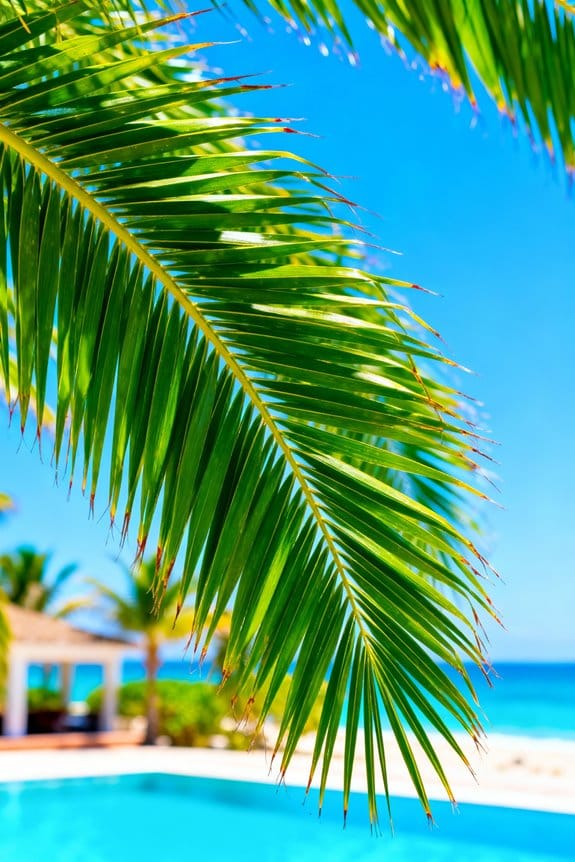 tropical vibe christmas decor