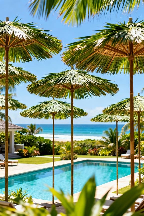 tropical vibe patio umbrellas