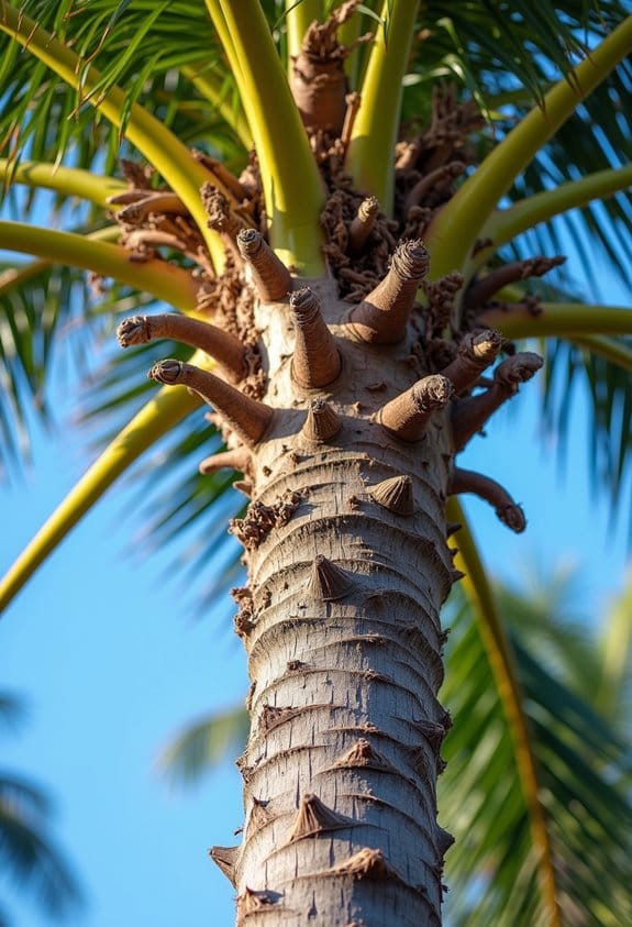 trunk characteristics of palms