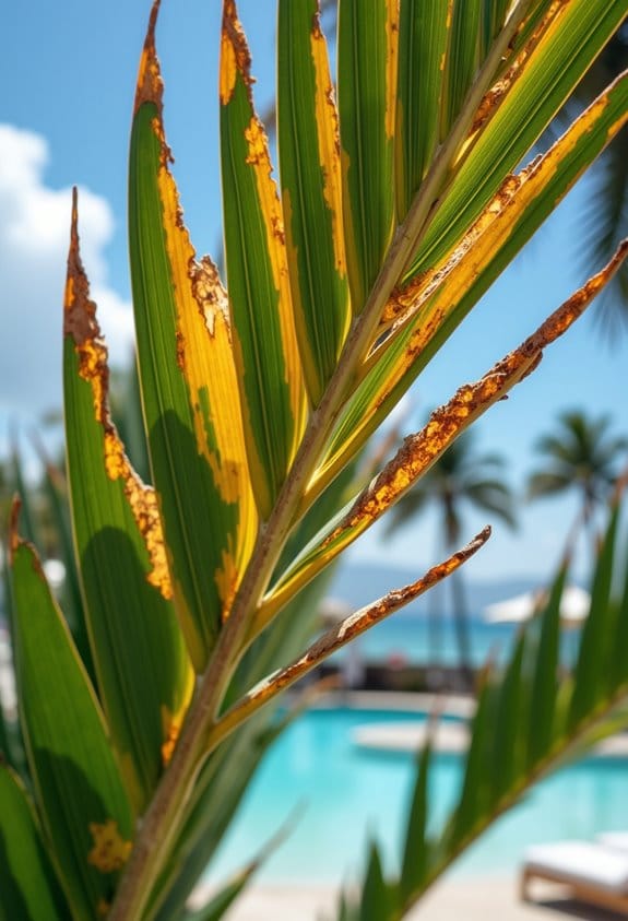 uv radiation impacts palm health