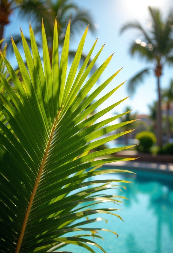 uv resistance in palms