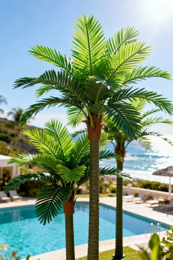 uv resistant outdoor palms
