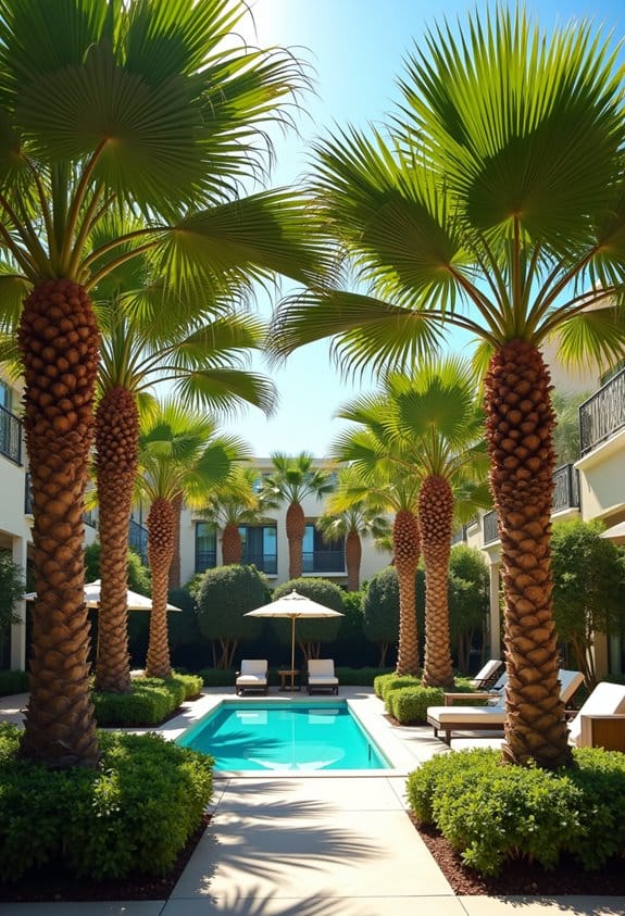 water efficient palm tree options